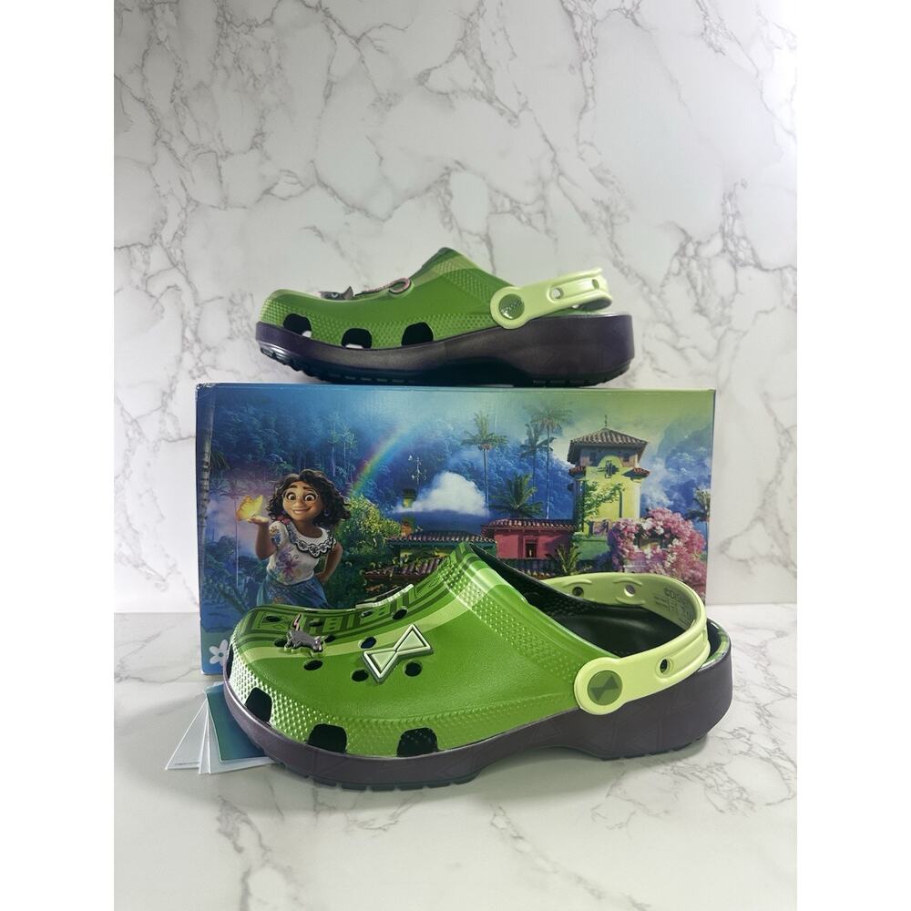 Disney Crocs Kids' Classic Clog Encanto Bruno Size 6 NWB Green New In Box